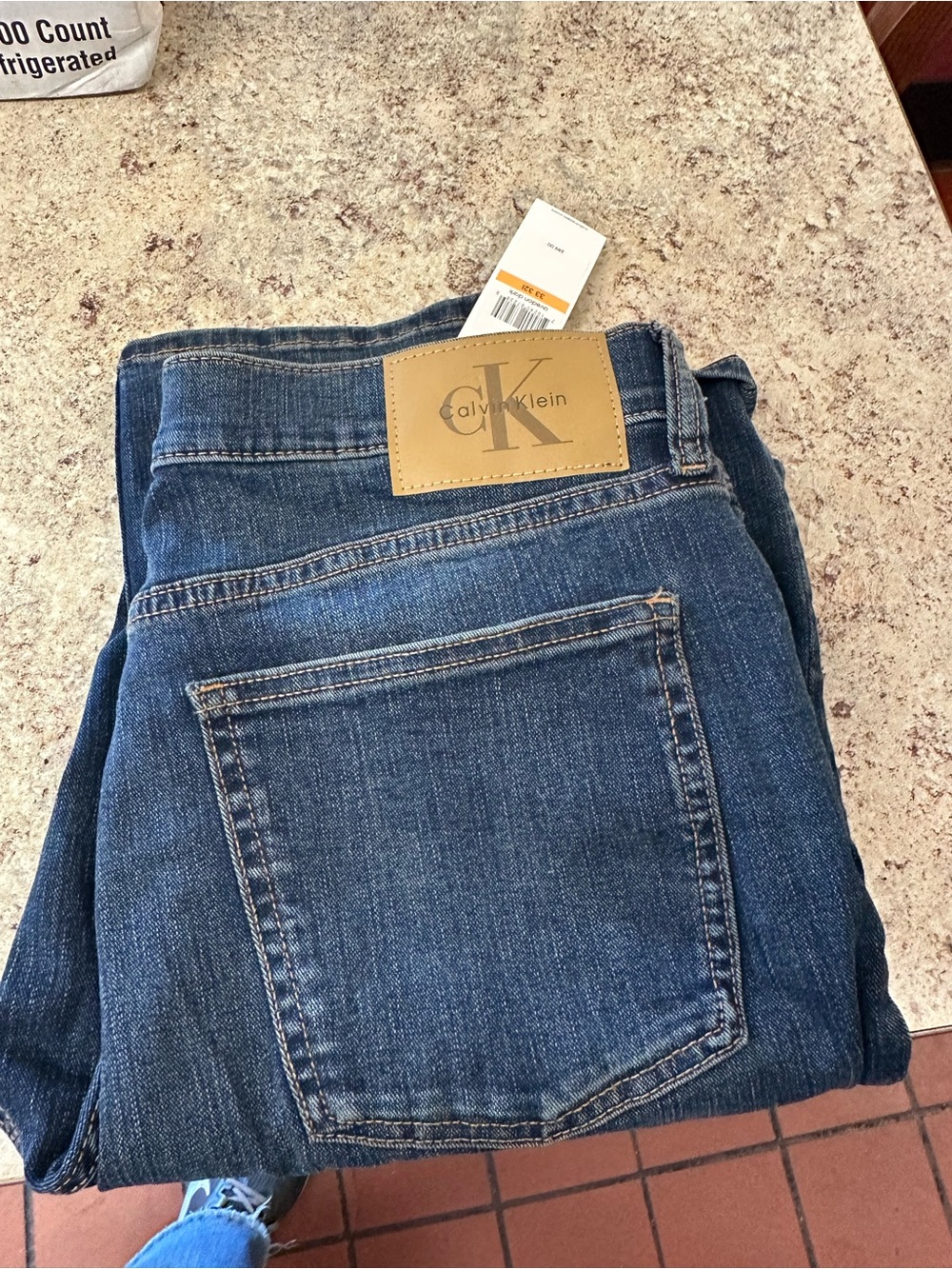 Calvin Klein Men's Indigo Relaxed Fit Jeans